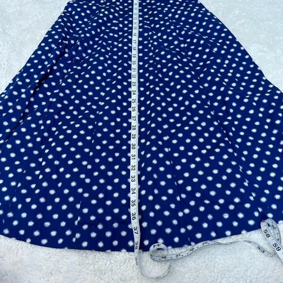 Boden‎ Womens Blue Lapis Spot Star Pattern Sabina Midi Dress. US Size 4 - Picture 4 of 7